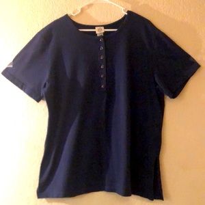 Navy Blue Blouse